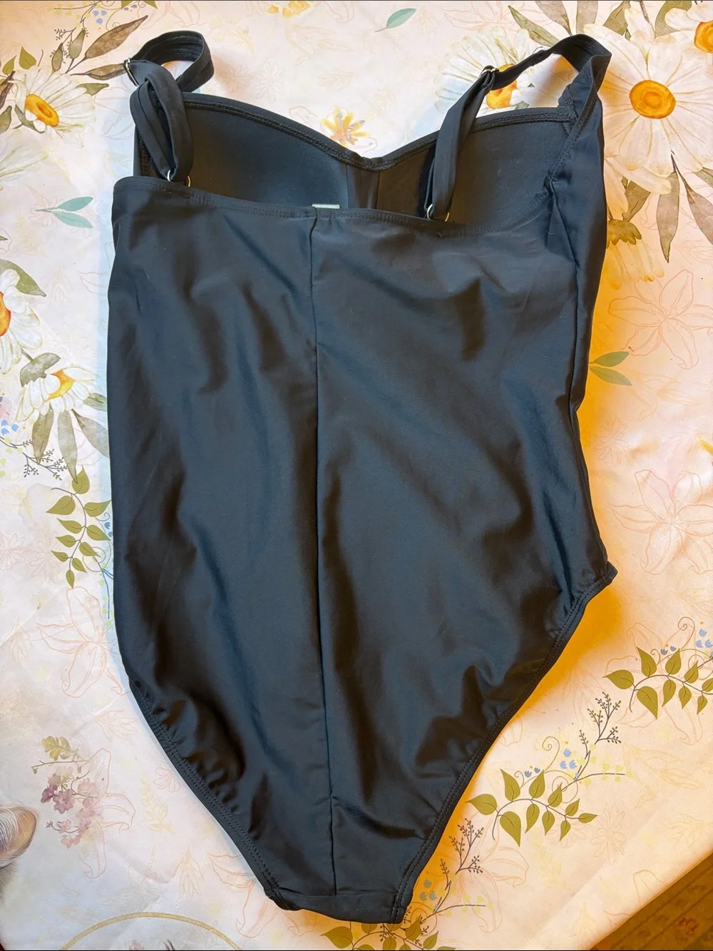 Sculpting Black Ruched One-Piece Swimsuit